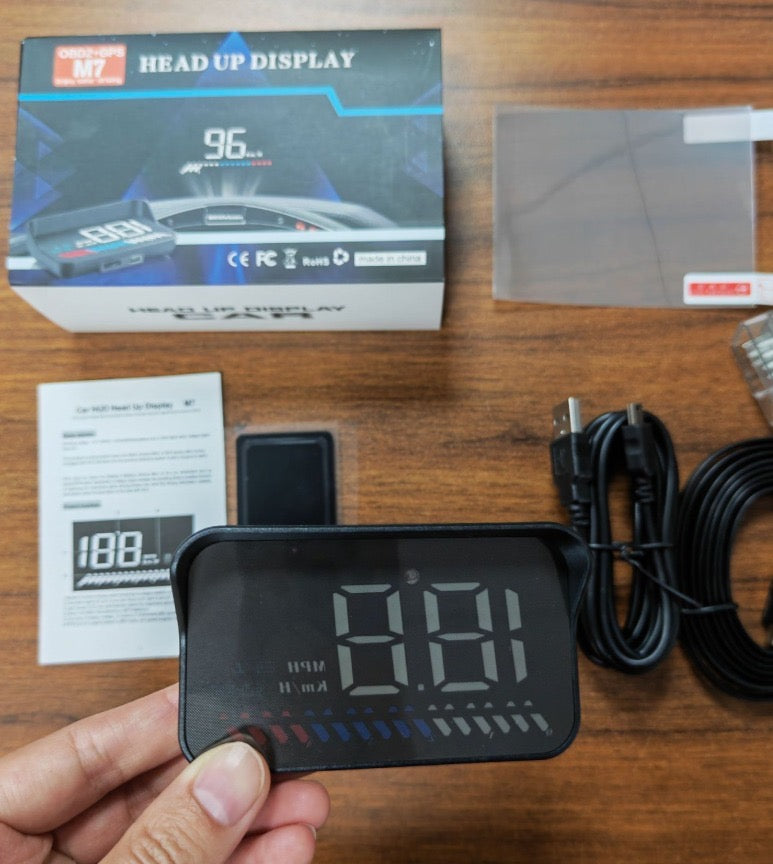 Head-Up Display OBD2+GPS